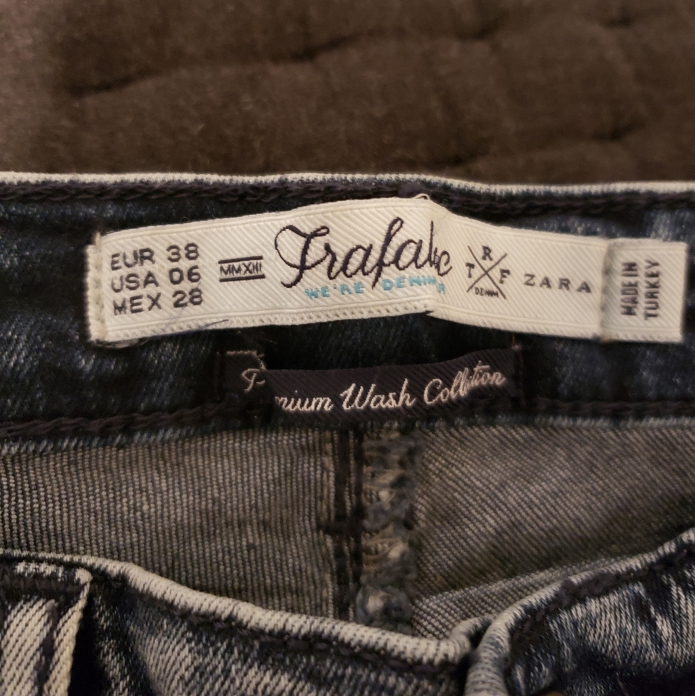 Zara Uniquely Dyed Skinny Jeans - Picture 6 of 10